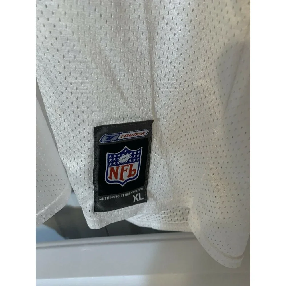 Reebok Urlacher‎ Men’s Sz XL White ORANGE JERSEY  NFL logo and GSH CHICAGO BEARS